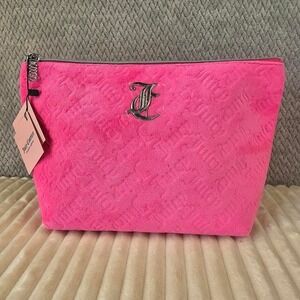 Juicy‎ Couture Hot Pink Velour Cosmetic Bag (NWT)